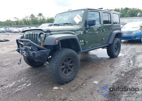 2008 Jeep Wrangler Unlimited X из США, поврежденный, VIN 1J4GA39148L504578